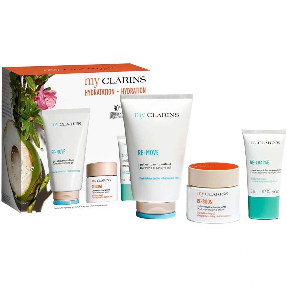 NIB Clarins Hydrating Routine Set for Young Skin SET